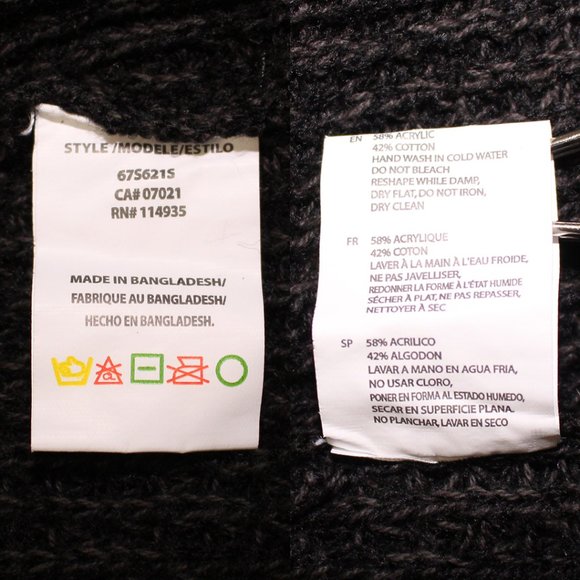 Cloth long black/dark gray turtleneck - Picture 6 of 7